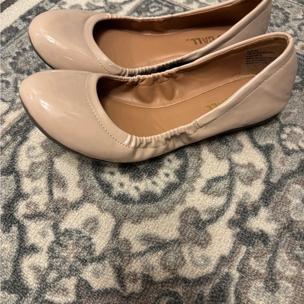 Nude Ballet Flats
